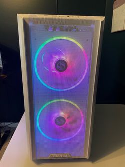 Lian Li LANCOOL 216 White RGB Mid Tower PC Case - Excellent Airflow