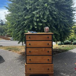 Restored Solid Wood Dresser