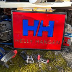 Original Helly Hansen Signed With Black Light, Antique. I 