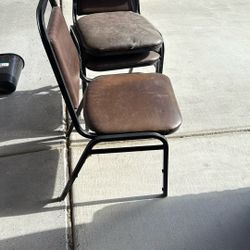 Brown Stackable Chair