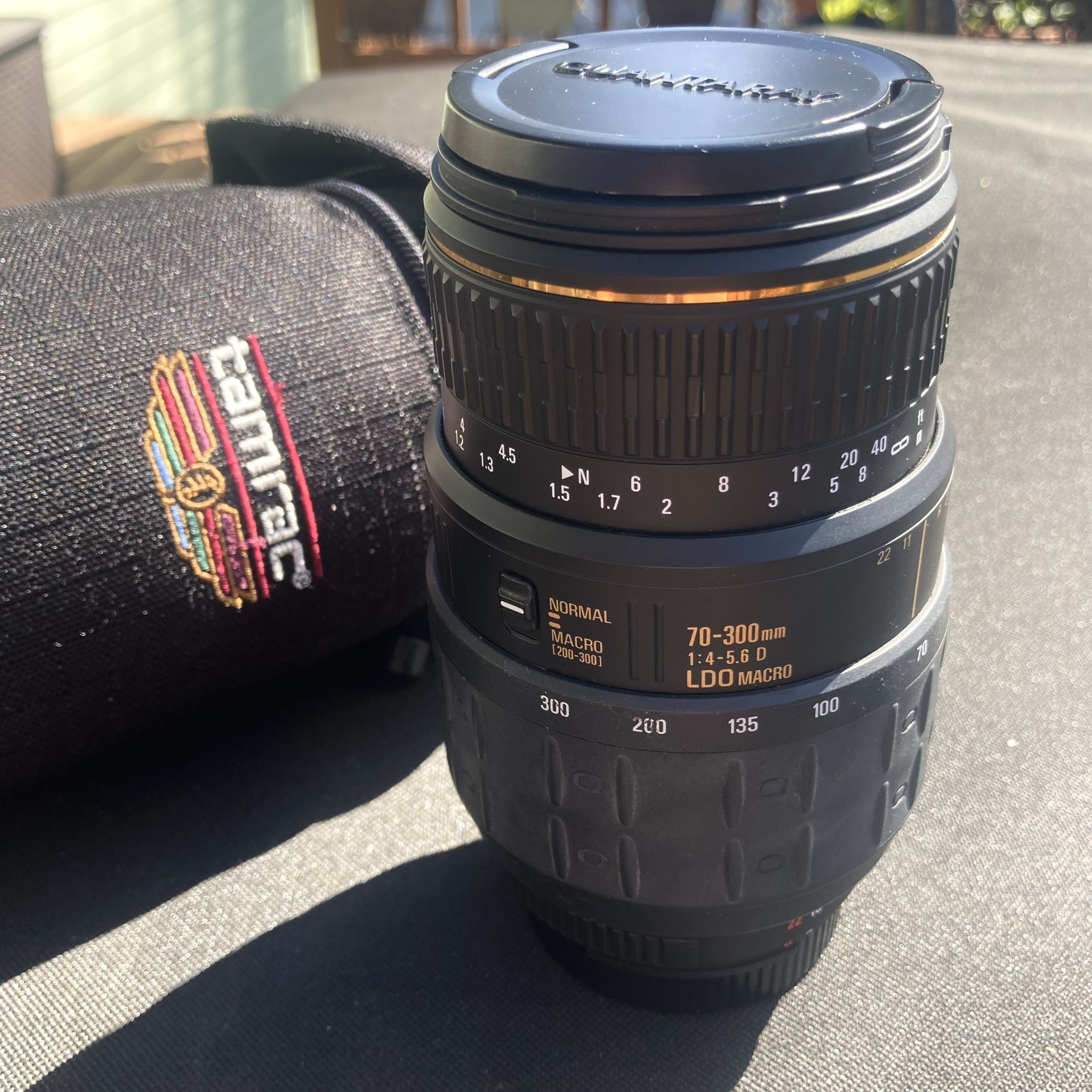 Quantaray LDO macro 70-300mm f4-5.6 Camera Lens for Nikon AF