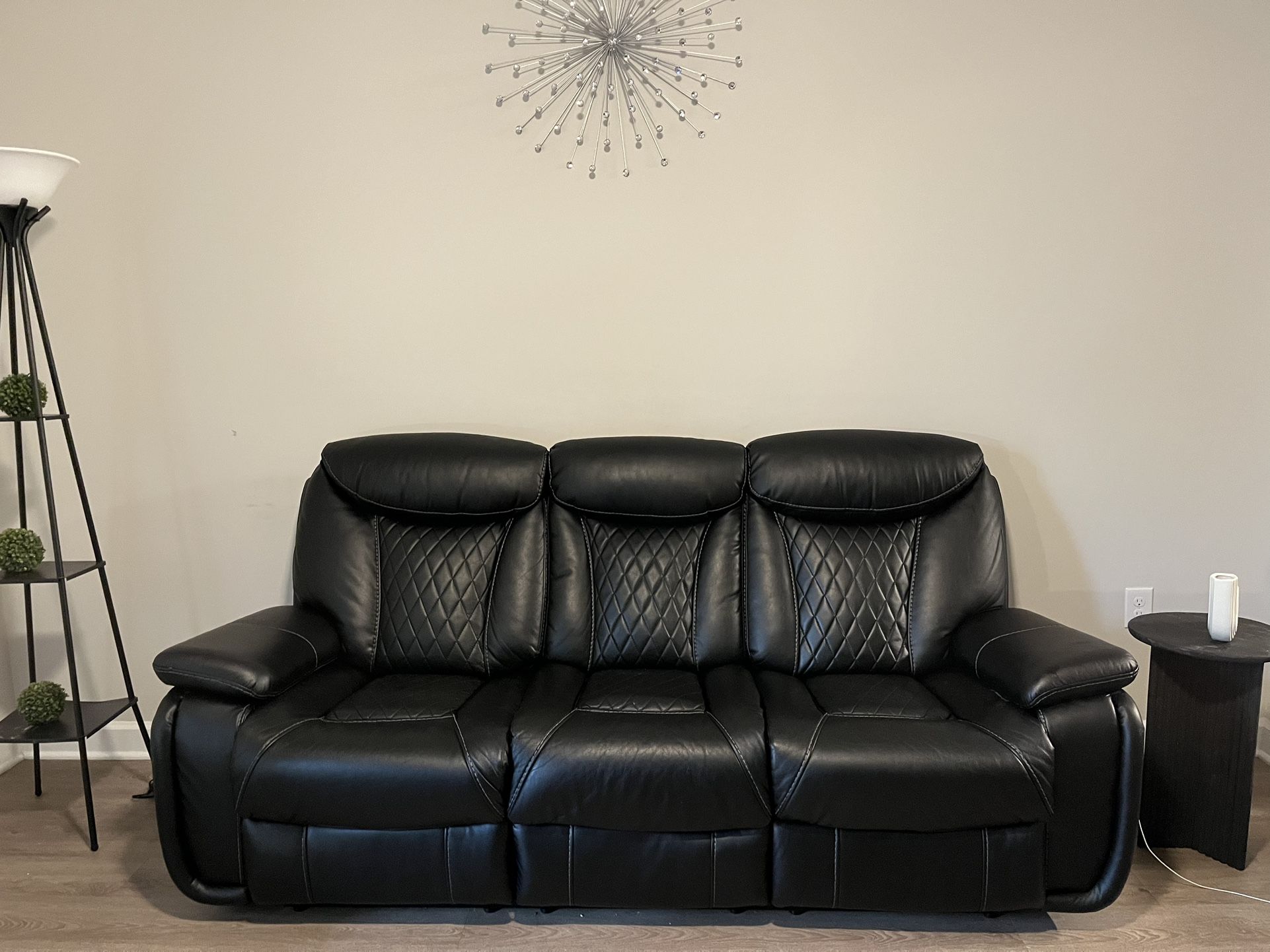BLACK LEATHER COUCH WAYFAIR