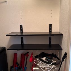 2 Set Of Heavy Duty Hanging Shelves