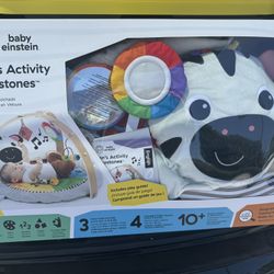 Baby Einstein Zen's Activity Milestones Plush Gym, Unisex, Multicolor, For Ages Infant to Toddler