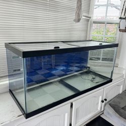 75 Gallon Fish Tank + LED Bar. 