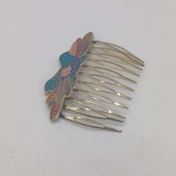 Vintage hair comb, Discoloration on back