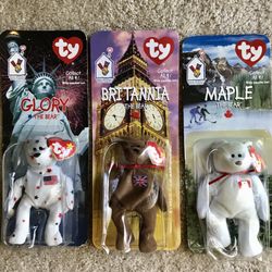 Set Of 3 Ronald McDonald Charities Glory Britannia And Maple   