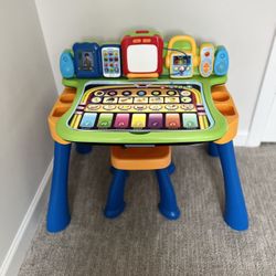 Kids’ Interactive Learning Desk + Expansion Pack – Excellent Condition!