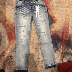 Purple Jeans Size 34
