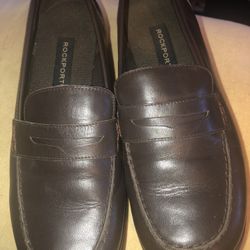 Rockport Quality Brown Loafers 7 1/2W