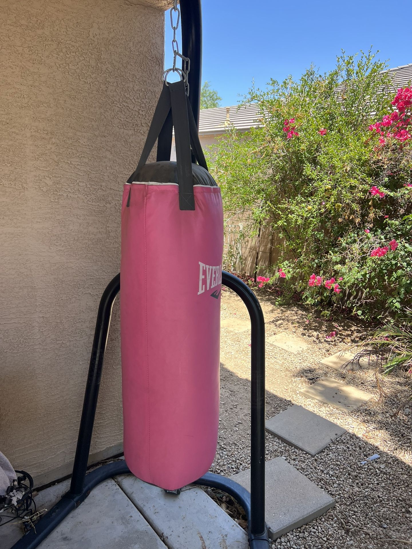 Punching Bag With Gloves