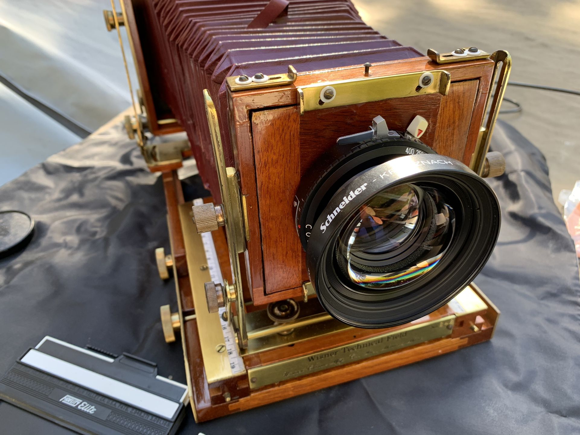 Wisner Technical Field camera 4X5 w/ Schneider lens