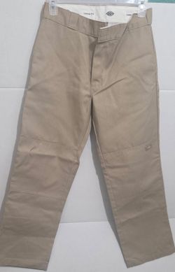 Dickies Loose Fit Beige Cotton Blend Twill Work Pants Men’s 32x32