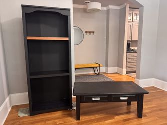 Refurbished Coffee Table And Bookshelf