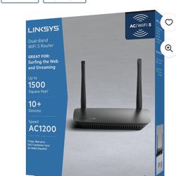 LINKSYS DUAL-BAND Wi-Fi 5 ROUTER 