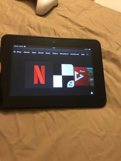 Kindle fire tablet