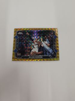 Allen Iverson Topps Chrome Moment in Time