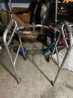 Two Button Folding Walker