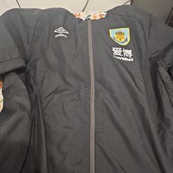 Retro Burnley Windbreaker