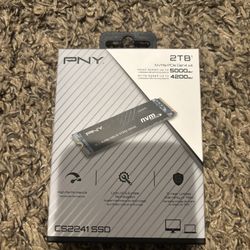 New PNY CS2241 2TB M.2 NVMe Gen4 x4 Internal SSD. Shoot Me Offer!