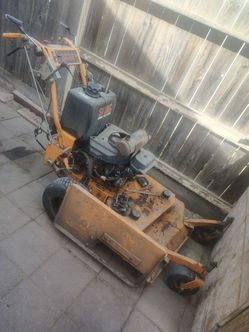 Twin blade mower