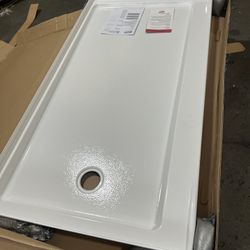 Delta 60”x32 Left Drain Hight Gloss White 