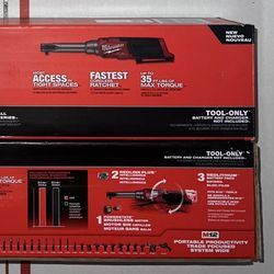 Milwaukee M12 Fuel 1/4” High Speed Extended Ratchet. Tool Only. Model #2568-20