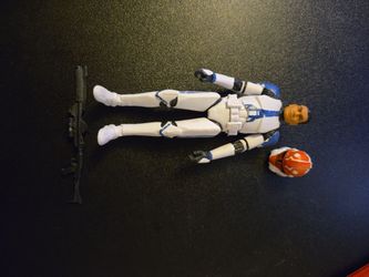 Star Wars Vintage Collection Captain Vaughn VC305 Clone Trooper 3.75 Complete