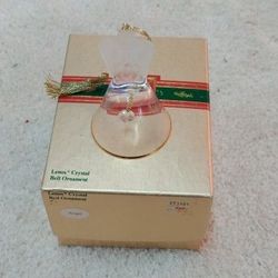 1988 Lenox Annual Crystal Bell Ornament 