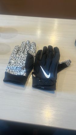Nike NFL Superbad 5.0 Football Gloves Men College Navy/White Medium