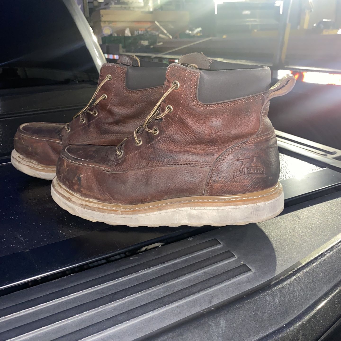 Irish Setter 11.5 Used Steel toe Work Boots
