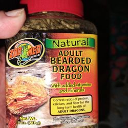 Bearded Dragon Adult Food Pellets Never Opened 