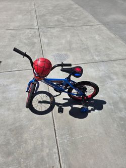 Spider-Man 16" Kids Bike with Training Wheels