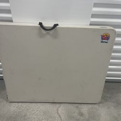 6ft Lifetime Folding Table – Heavy Duty, Folds in Half