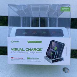 4 port USB Desktop Charge Station 
