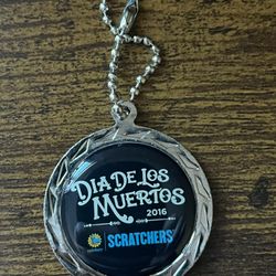 CA Lottery Day Of The Dead Scratcher Keychain
