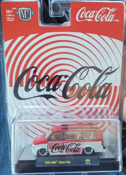 M2 Machines Coca-Cola 1995 GMC Safari Van Die-Cast
