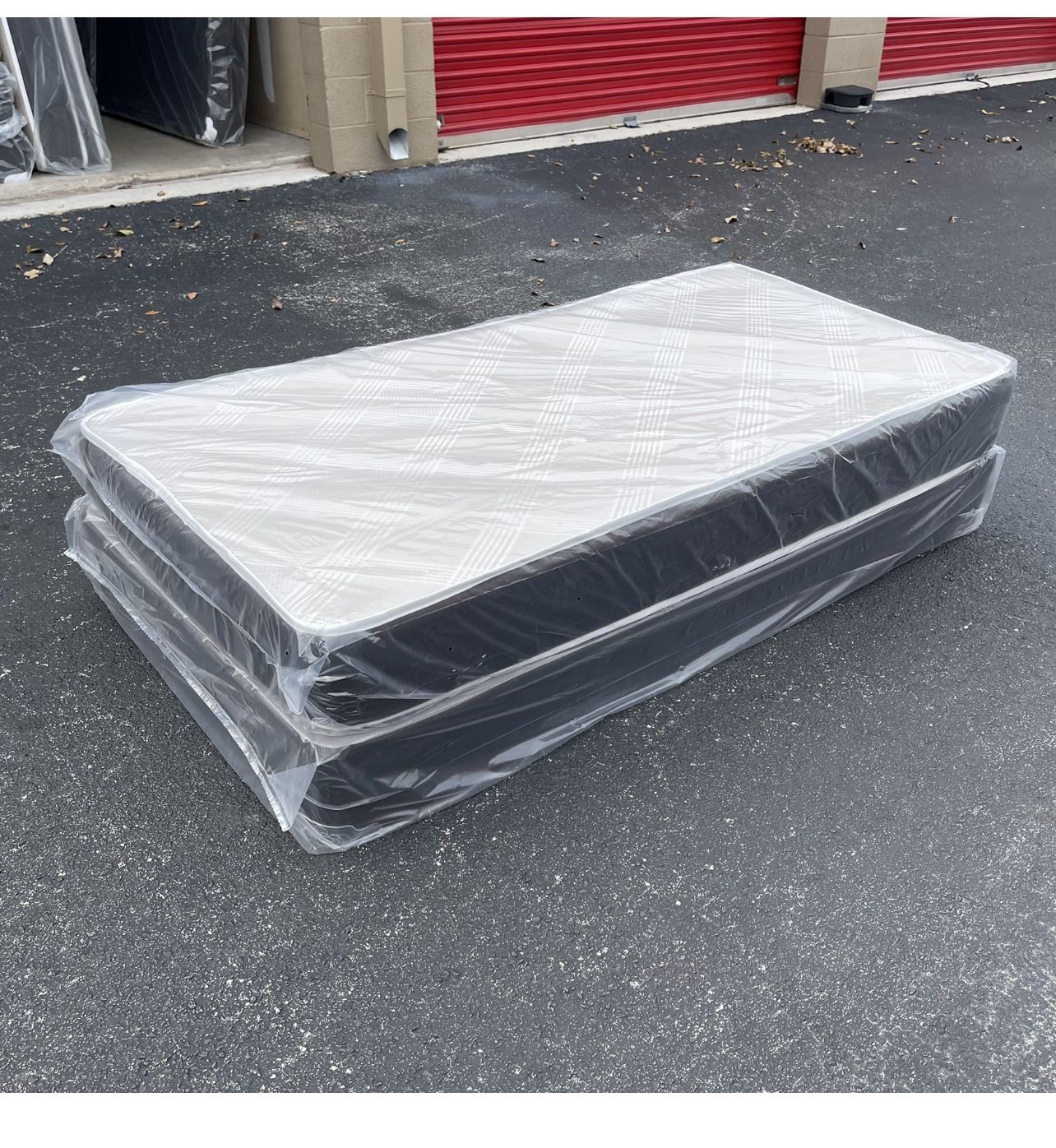 New Twin Size Mattress And Box Spring Set
