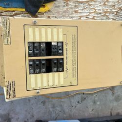 Generac Automatic Transfer switch W Load Center 