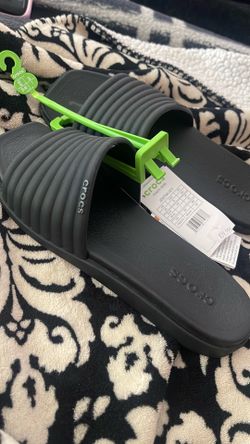 New crocs Miami slides size9