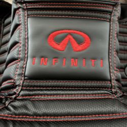 F1 Custom Made Red And Black Stitching Infiniti Q50 Floor Mats 