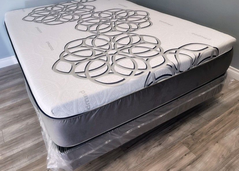 Full Sky Comfort Bamboo Cool Gel Memory Foamm Matres!!