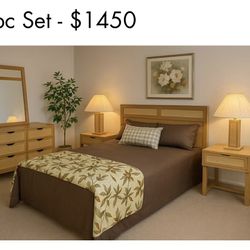Bedroom Set - Rattan 