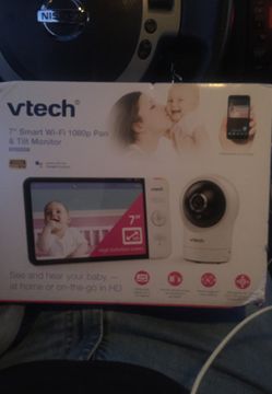 vtech 7 in. Wi-fi 1080p pan&tilt cam and monitor