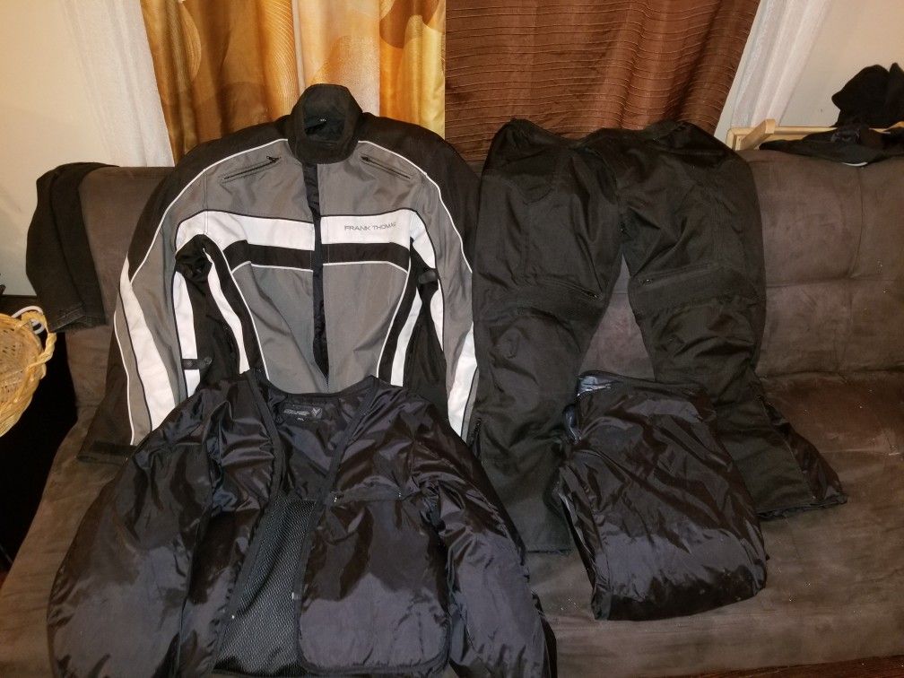 Frank Thomas motorcycle jacket & pants 2xl