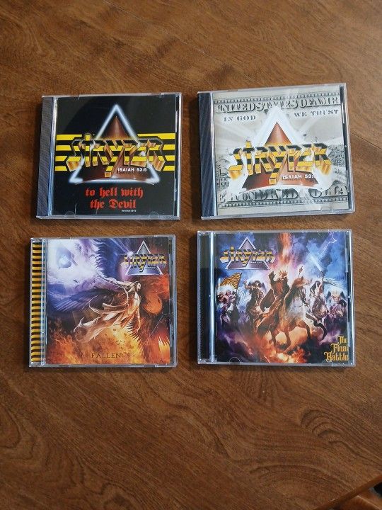 Stryper 4 Cds Christian Heavy Metal
