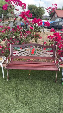 Nice iron bench in good condition