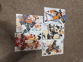 Haikyu! 1,2,3,4and 5 books for $30
