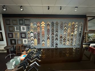 Picture frames, can be made custom. Custom Framing (ANY SIZE / MATERIAL)