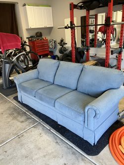 Light Blue Couch (great Shape)